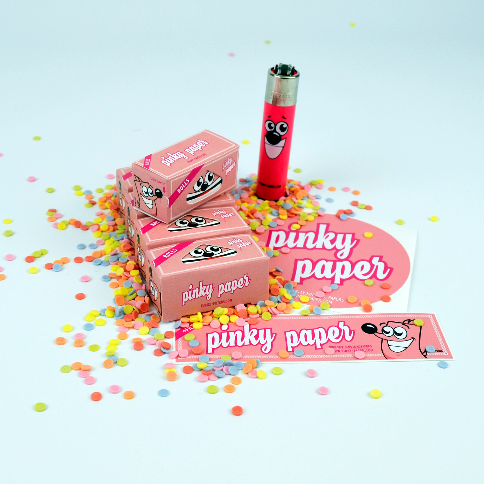 Pinky Paper Rolls Super Set