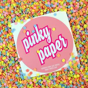 PINKY PAPER Sticker Rund