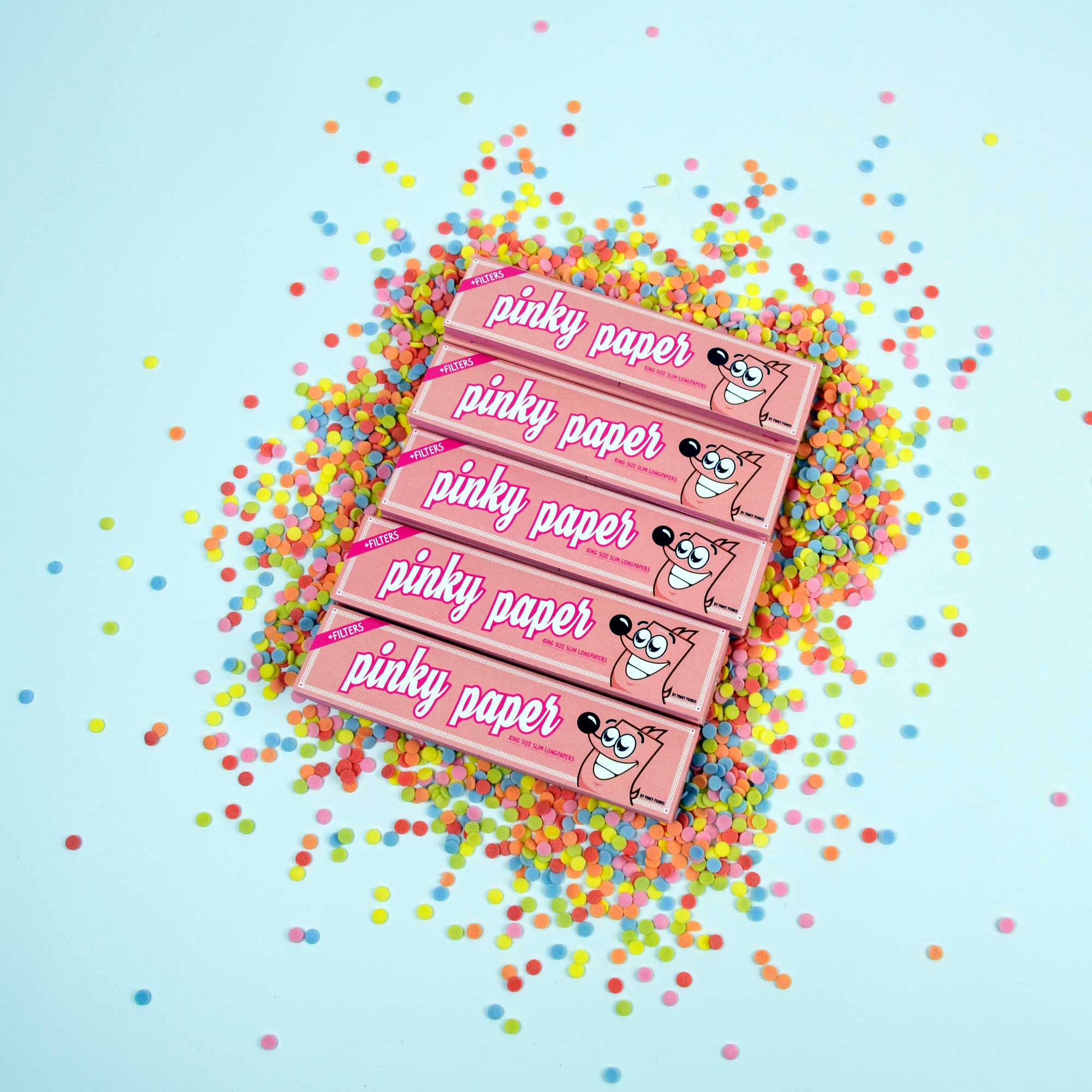 Pinky Paper +Filter 5er Pack